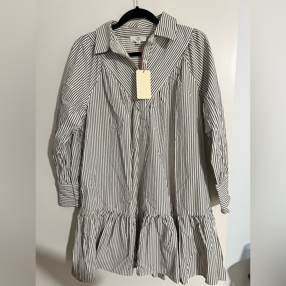 Striped Long Sleeve Dress